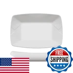 Fortessa Fortaluxe Food Truck Chic Large Serving Boat Plate 8.5 6-INCH Set Of. Fixed Price $88.28.