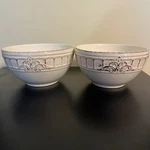 2 Matceramica Venice White Cereal Bowl Made In Portugal. Fixed Price $39.99.