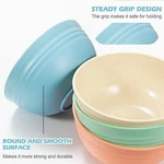 Cereal Bowls-set Of 4 Wheat Straw Fiber Unbreakable. Fixed Price $12.43.