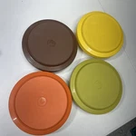 Tupperware Seal Serve Bowls Set Of 4 Vintage Harvest Colors 1206 W/lids 1207. Fixed Price $24.99.