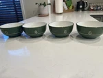 Bia Green Tree Cereal Bowls 5.75 Lot Of 4 Preowned. Fixed Price $27.99.