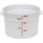 Cambro RFSCW12135 Round Storage Container, Quart Capacity, Clear. Fixed Price $39.19.