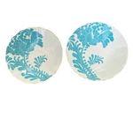 Two Kate Spade Lenox Gwinnett Lane Turquoise Floral Pasta Bowls 8.5. Fixed Price $30.00.