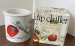 Gourmet Village Ceramic Dip Chiller Vegetables 2 Piece Set Original Box. Fixed Price $11.96.