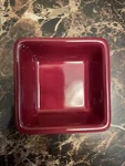 Pampered Chef Simple Additions Set Of 4 Petite Squares Cranberry Dip Bowls 107C. Fixed Price $12.00.