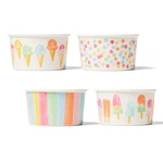 Sur Table Melamine Ice Cream Bowls Set Of 4 Colorful Dessert Dishes. Fixed Price $38.61.