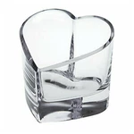 Elegant Modern Crystal Mouth Blown Decorative Romance Heart Bowl - 5.5 X. Fixed Price $94.99.