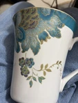 222 Fifth Eliza Fine Porcelain 12 Oz Coffee Latte Cup Mug Set 4. Fixed Price $20.00.