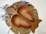 Vintage Kamani Wooden Dish Sea Turtle Hand Carved Trinket Bowl Philippines 13. Fixed Price $15.45.