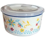 Pioneer Woman Stoneware Food Storage Container W/lid Keepsake Floral. Fixed Price $25.44.