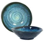 Japanese 7"D Porcelain Blue Ramen Noodle Soup Donburi Rice Bowl Made. Fixed Price $15.95.