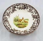 Spode Woodland Mule Deer Soup Pasta Bowl 8-1/8". Fixed Price $29.95.