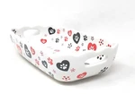Temp-tations Bread Basket ,with Handles; 10X5, Pawfetti K82389. Fixed Price $24.95.