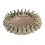 Creative Co-op Decorative Stoneware Bowl W/ 3D Rabbits, Reactive Glaze, Multi. Fixed Price $161.23.