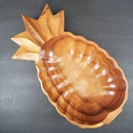Vintage Mountain Pineapple Serving Tray Carved Tropical Fruit Bowl. Fixed Price $15.00.