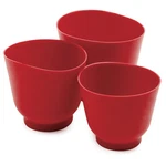 Norpro 1019R 3 Piece Silicone Bowl Set, Red, 6.5 X 6.2 Inches, As Shown. Fixed Price $44.58.