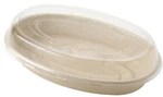 World Centric 32 Oz Oval Bagasse Fiber Salad, Grain, And Burrito Bowl With Cl.... Fixed Price $55.19.