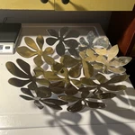Monika Mulder Stockholm Stainless Steel Floral Leaf Centerpiece Bowl Ikea (#1). Fixed Price $25.00.