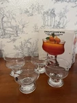 Crown Corning Dessert Dishes Set Of Claire Glass 1984 Vtg.. Fixed Price $19.99.