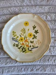 3-VINTAGE Mikasa Garden Club 10 3/4" Dinner Plate EC404 Fresh Floral Stoneware. Fixed Price $39.85.