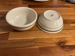 2 Cac China Clinton-re 5 3/4" X 3/8" Restaurant Ceramic Serving Bowls. Fixed Price $24.99.