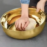 Stainless Steel Large Mixing Bowl For Dough Salad Vegetable Washing Kitchen. Fixed Price $14.13.