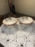Better Homes And Gardens Heritage Collection Holly Berry Bowls Set Of 2 7. Fixed Price $14.99.
