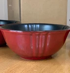 Elama Stoneware Regency Red Soup / Cereal Bowls - Set Of 2. Fixed Price $8.50.