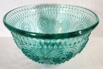 Pioneer Woman Adeline Teal Green Glass Bowl 5". Fixed Price $23.00.