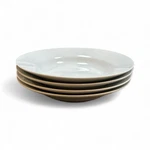 Isaac Mizrahi Bowls Soup Pasta Salad Set Of 4 White Porcelain Wide Rim 8.5"X. Fixed Price $26.99.