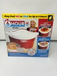 6 Hour Bowl As Seen On Tv With Celebrity Chef Nancy Fuller, Stainless Steel. Fixed Price $19.98.