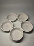 White Set Of Coupe Cereal / Soup Bowls 5.5" Classic Rim Fiestaware Usa. Fixed Price $28.00.