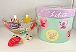 New Celebrate Lolita Ice Cream Love My Sundae Glass Bowl 12OZ Handpainted. Fixed Price $20.00.