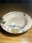 Edie Rose Bloom Collection Rachel Bilson Rimmed Soup Bowl 9 1/4 Flower/butterfly. Fixed Price $8.00.