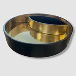 Godinger Black 59046 Nero Doro Chip & Dip Serving Bowl. Fixed Price $39.28.