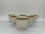 Set Of 6 Vintage Mikasa Manor House Stoneware Cups Autum Breeze KG000 F5800. Fixed Price $24.87.