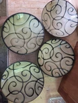 Pfaltzgraff Studio Black Ceramic Scroll Soup/cereal Bowls Set Of 4. Fixed Price $19.00.