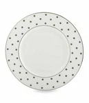 Kate Spade New York Larabee Road Platinum Polka Dot Accent Plate T2621. Fixed Price $33.00.