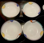 4 Orbit By Studio Nova 7.5 Coupe Soup Cereal Bowls 80S Art Deco. Fixed Price $59.99.