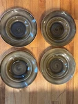 4 Steelite International 2016 Large 10.5" Brown Craft Nouveau Bowls Made England. Fixed Price $65.00.