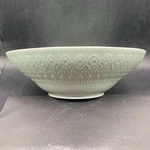 Ikea Sommar 2017 Serving Bowl Embossed Pattern Sea Foam Green Fruit 11 Inch. Fixed Price $30.85.