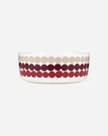 Marimekko Oiva Symatto Bowls For Kitchen (beige And Dark Red) Iconic Stonewa. Fixed Price $85.37.