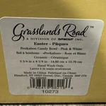 Westland Grasslands Road Peekaboo Candy Bowl Pink & White. Fixed Price $37.99.