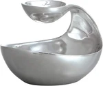 Nambe Scoop Server, Mini Two-tiered Chip And Dip 7 X 5.5. Fixed Price $105.00.