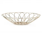 Lenox Kate Spade Arch Street Bread Basket Gold Metal Fruit Bowl 13" L885599 New. Fixed Price $32.32.