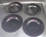 4 Studio Bormioli Rocco Palatina Amethyst Hammered Salad Pasta Bowls Plates 8.75. Fixed Price $39.99.
