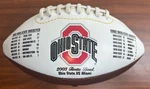 Ohio State Buckeyes 2002 Tostitos Fiesta Bowl National Champions Mini Football. Fixed Price $18.91.