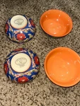 Set Of Pfaltzgraff Villa Della Luna 2004 Cereal Soup Ice Cream Bowls. Fixed Price $53.95.