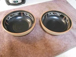 Noritake (2) Desert Fire 1/2" Bowls 8682 Stoneware Excellent Pattern Color!. Fixed Price $29.95.