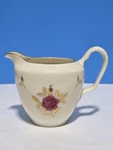 Vtg Lenox Rhodora Creamer, Gold Leaves Pink Rose P-471 Ivory. Fixed Price $15.00.